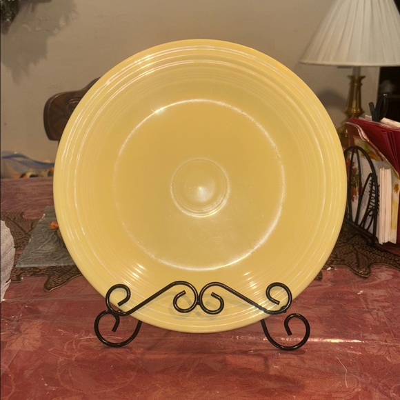 4 Fiesta by Homer Laughlin Yellow Dinner Plates- 10.5” - Picture 3 of 7